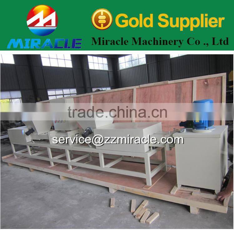 To Produce Solid wooden Block From Wood Pallet Block Machine