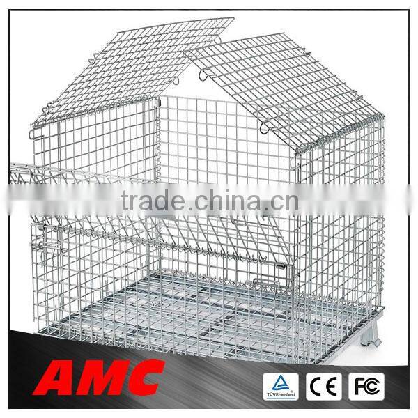Trolley storage cages with wheels