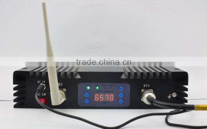 lintratek 2G 3G UMTS GSM+DCS+WCDMA tri-band Cellular signal repeater indoor