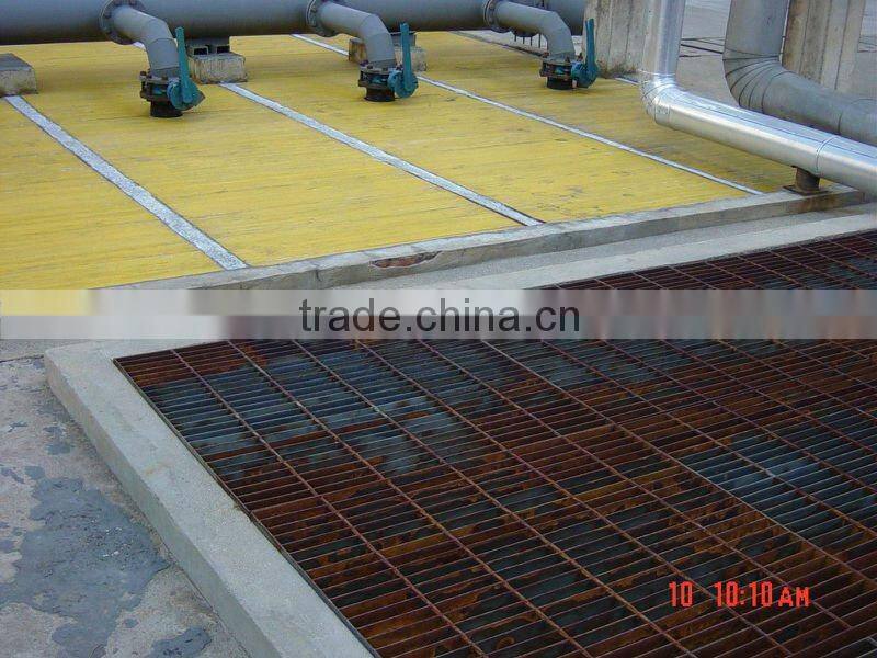 Fiberglass pultruded grating