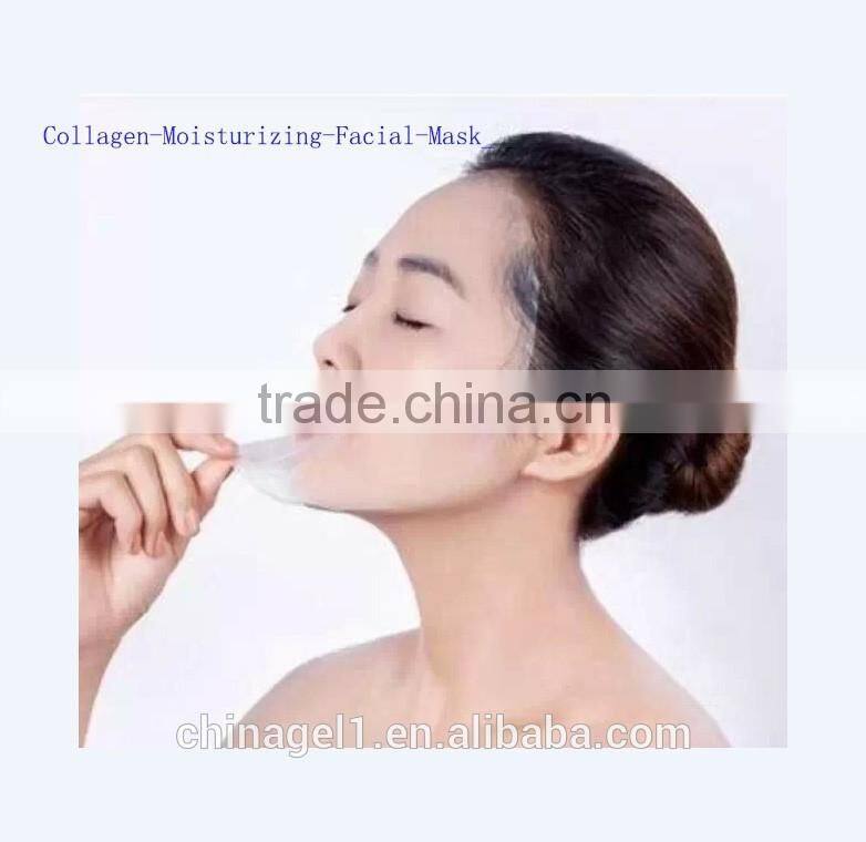 OEM Super whitening silver crystal collagen mask advanced nutrients silver facial mask