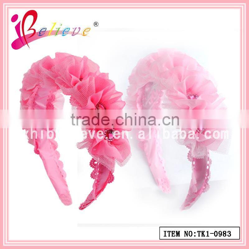 2014 Crazy hot sale wholesale holiday hair accessories ribbon bow halloween headband (TK1-0900-1)