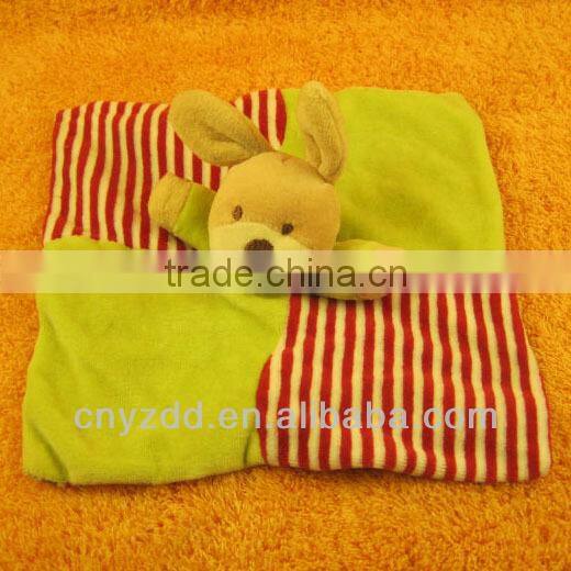 Baby Blanket with Plush Bunny Toy/Baby Soft Toy Blanket