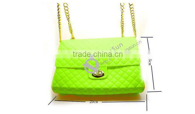 Fashion hanbag 2015, silicone jelly bag