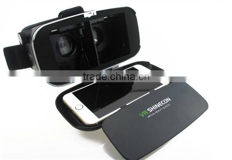Gadgets 2016 newest 3d glasses virtual reality high quality shinecon vr, VR shinecon glasses with a wholesale price best selling