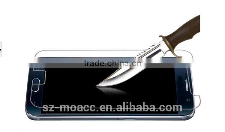 China Wholesale HD clear tempered glass screen protector for Samsung Galaxy S6