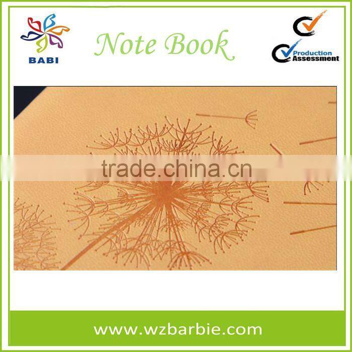 Dandelion PU Leather School Notebook/ Diary