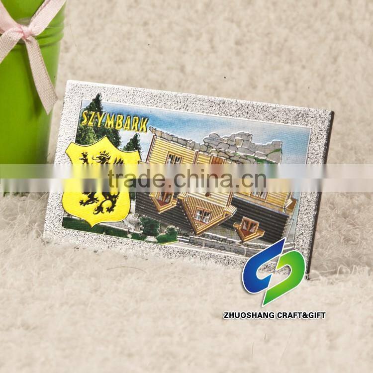aluminum foil magnet fridge/fridge magnet for tourism