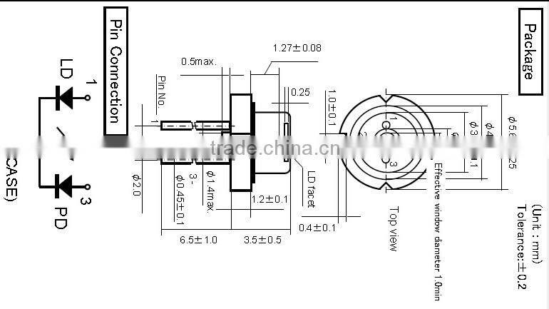 Competitive price violet cheap Sanyo 405nm 20mw laser diode