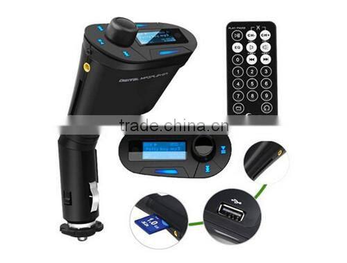 Car Kit Multifunction Bluetooth Fm Transmitter Car Mp3 Player Handsfree Speaker