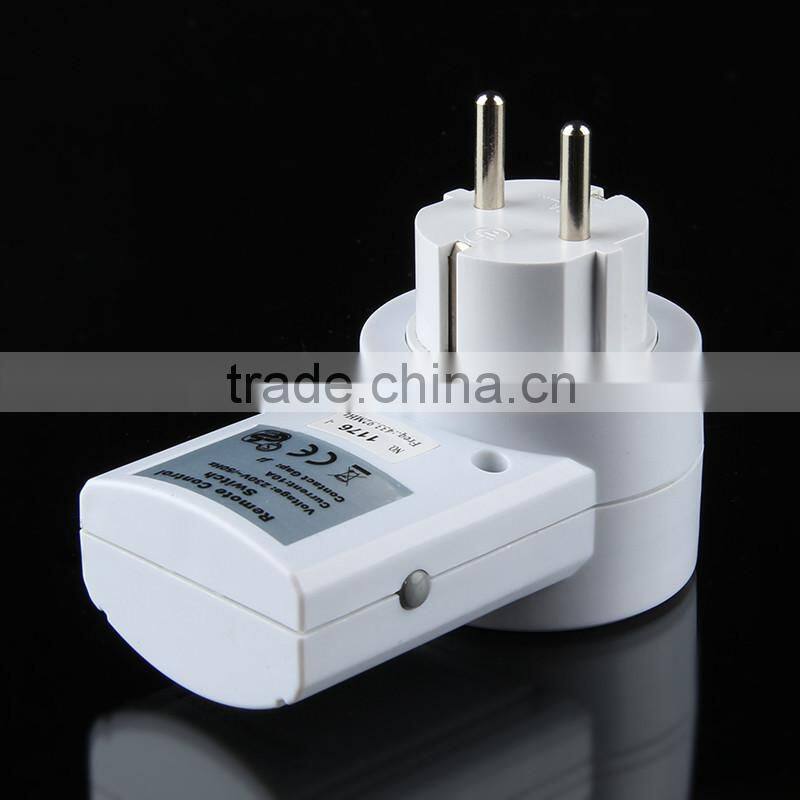 Energy Saving Wireless Remote Control Electrical Outlet Switch Adapter & Converter Kit for Household Appliances