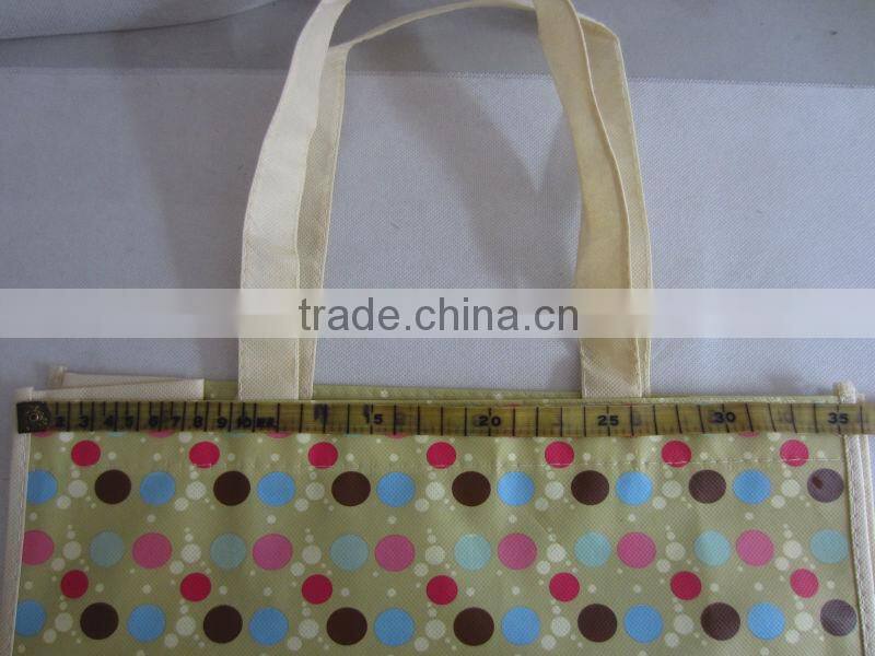 High quality Ultrasonic Wave Non-woven Promotional Shopping Bag