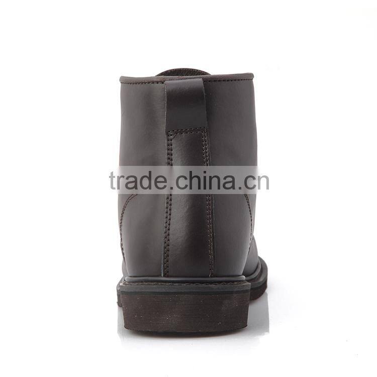 action leather work boots/2015-fashion stylish leather boot lace up safety shoes for men