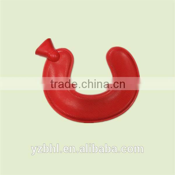 Rubber Hot Water Bottle U Shaped-The Neck Treatment