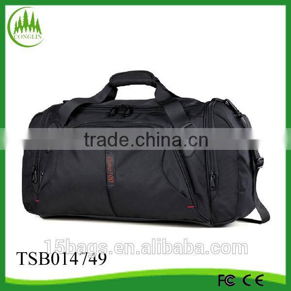 2015 China supplier nylon outdoor bag with shoe compartment
