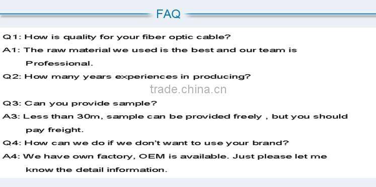 FTTH bow buffer cable GJXFH per meter price