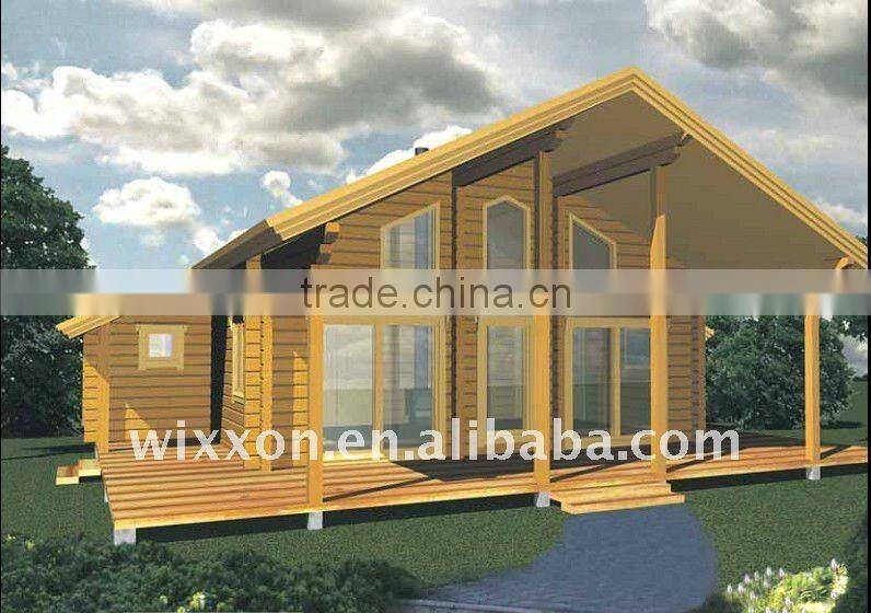 Beautiful prefab wooden villa