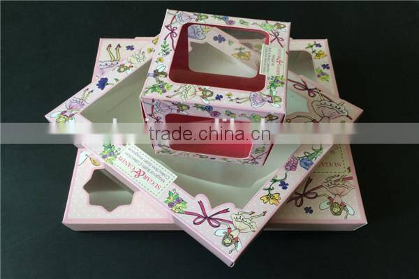 Fashion design box for cosmetics packaging paper box, paper box with pvc window