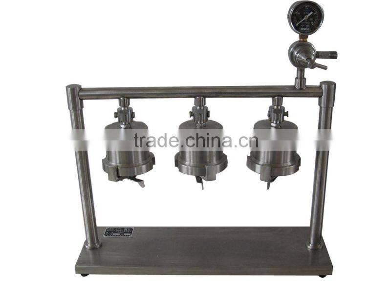 Filter Press with 3 sample cups / Filtration Test Apparatus / Filter Tester / Filtration Instrument