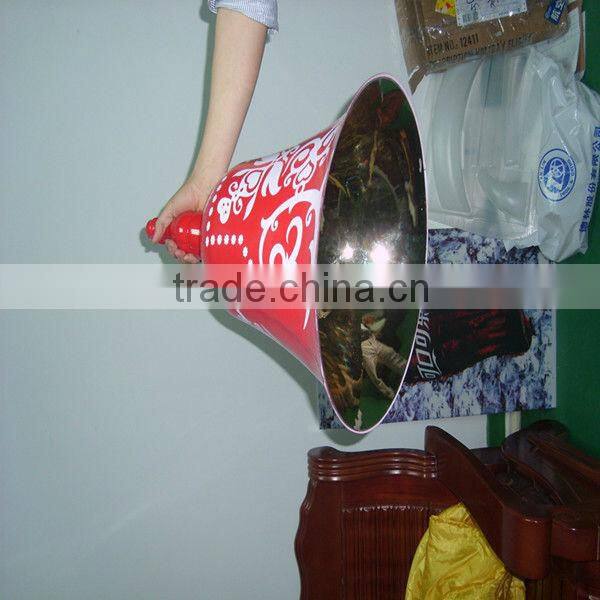 Colorful plastic christmas bell