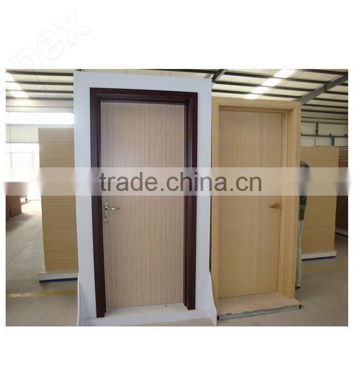 Latest simple design fire retardant waterproof door WPC door