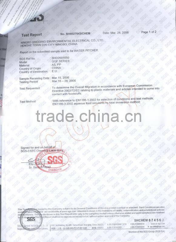 Wholesales 2.5L Ultra-high Filtered Effect Brita & Brita Filter Kettle QQF-01