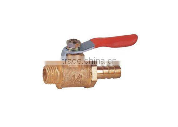 Ball Valve Made of Brass (Hose Barb to Hose Barb)
