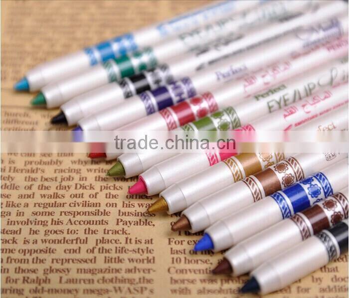 Kiss Me long lasting waterproof best eyeliner black slim liquid eyeliner with purple tube