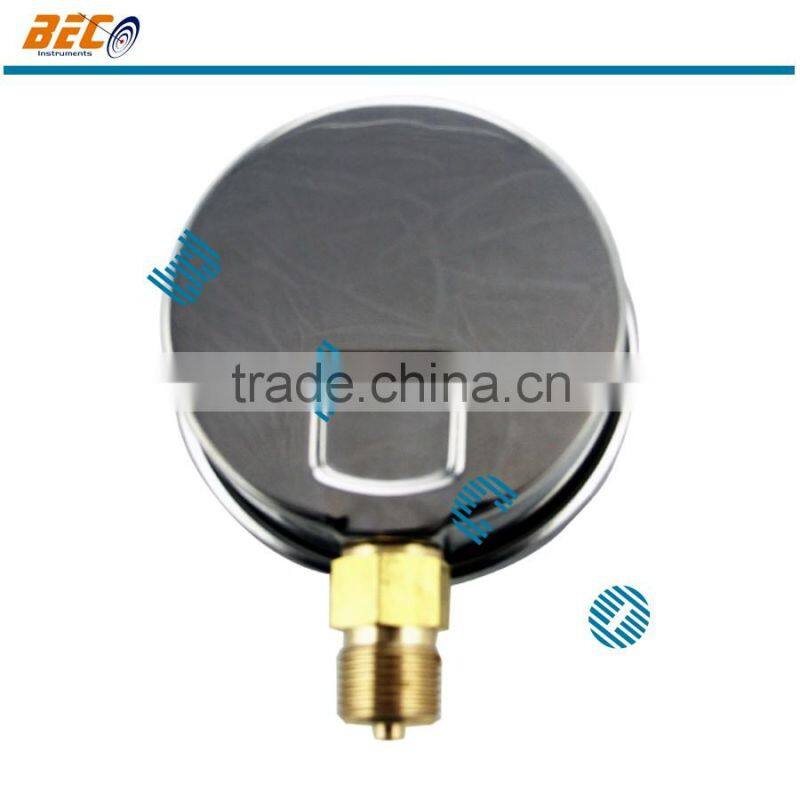 Shock proof stainless steel liquid filled pressure vacuum compound gauge gas