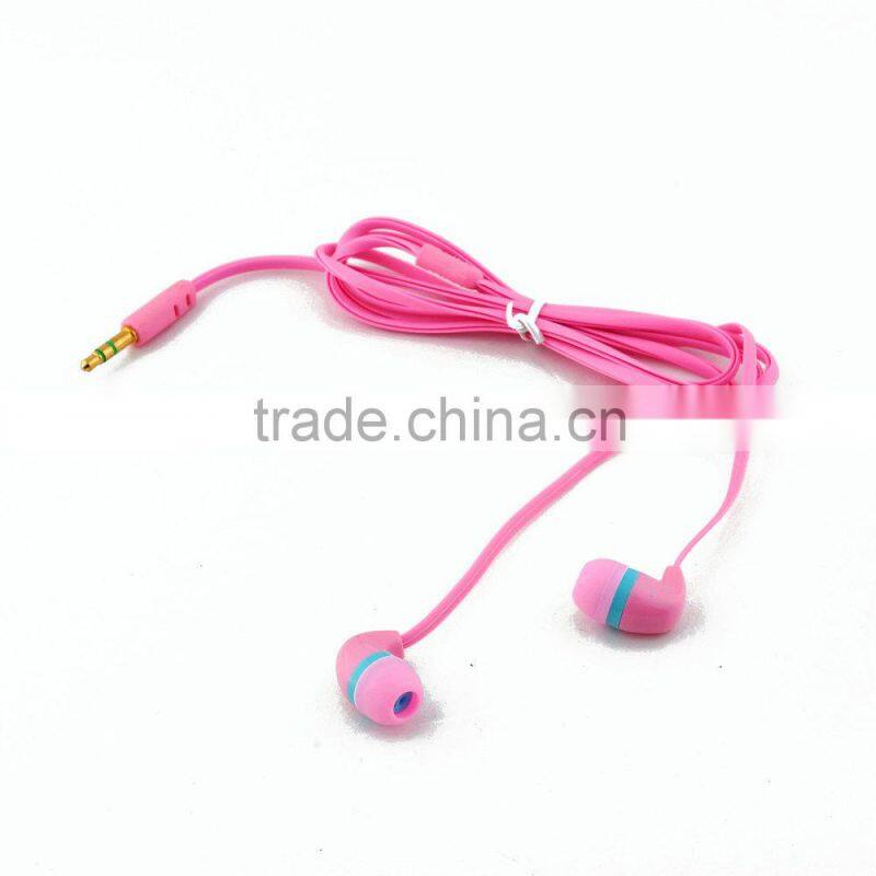 2015 New Products 3.5mm earphone with carry case For Laptop computer MP3 MP4 Moblie Phone