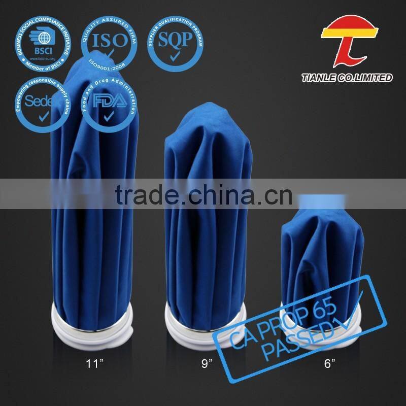 blue star knitted 1 liter hot-water bottle cover