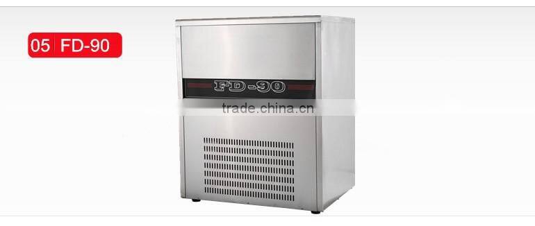 Stainless steel industrial block cube ice machines