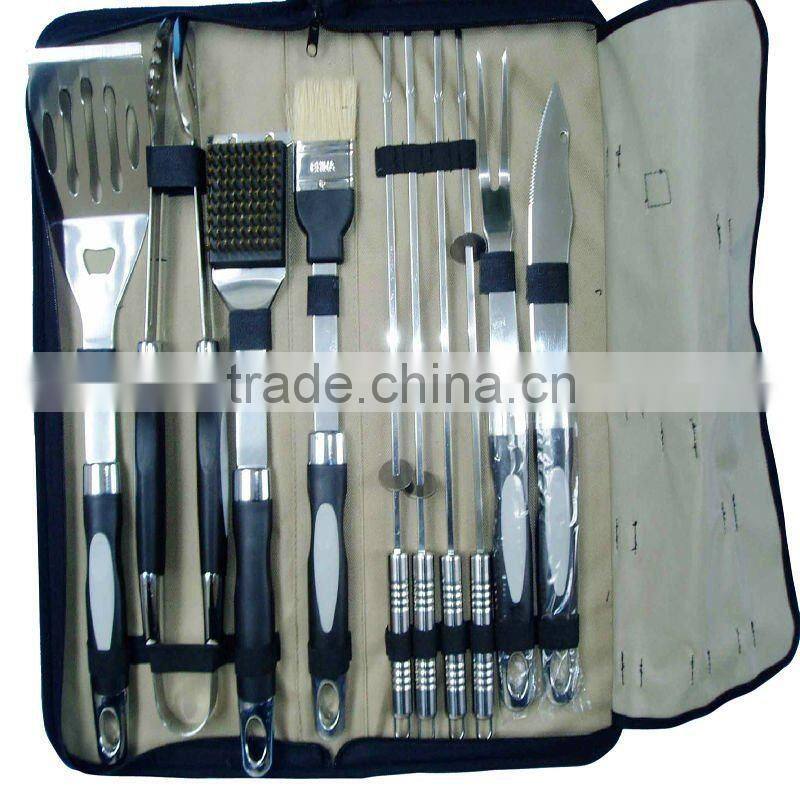 2CR13 Stainless steel BBQ tools set
