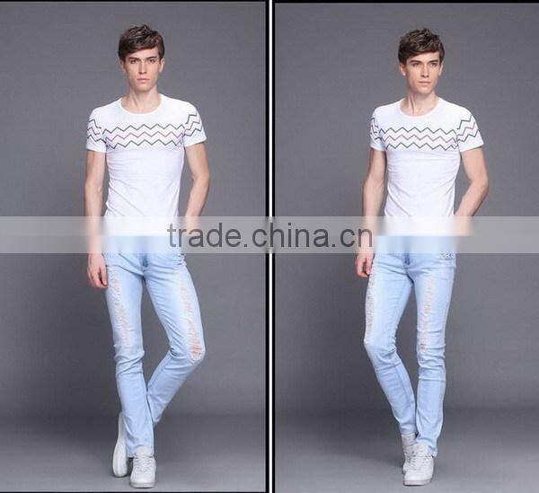 Top level new arrival short sleeve stripe polo men