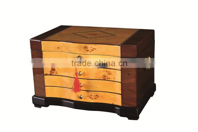 hot sale wooden humidor cigar watch box with key