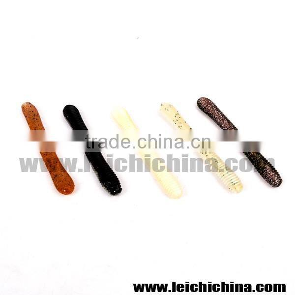 In stock wholesale worm fishing jig lure