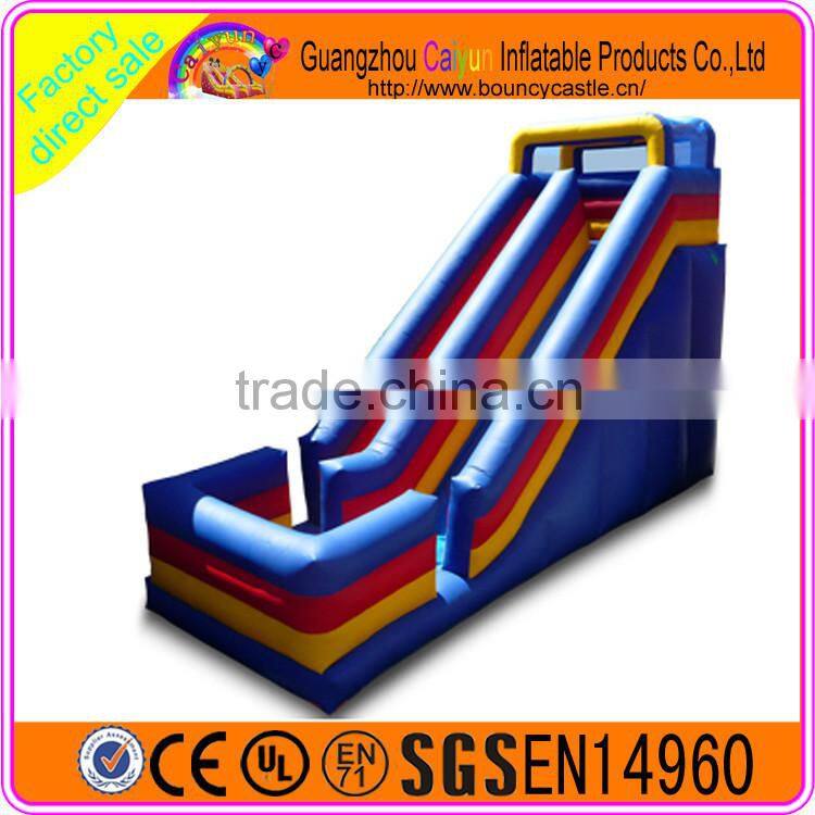 2 lane high quality inflatable water slide outdoor game