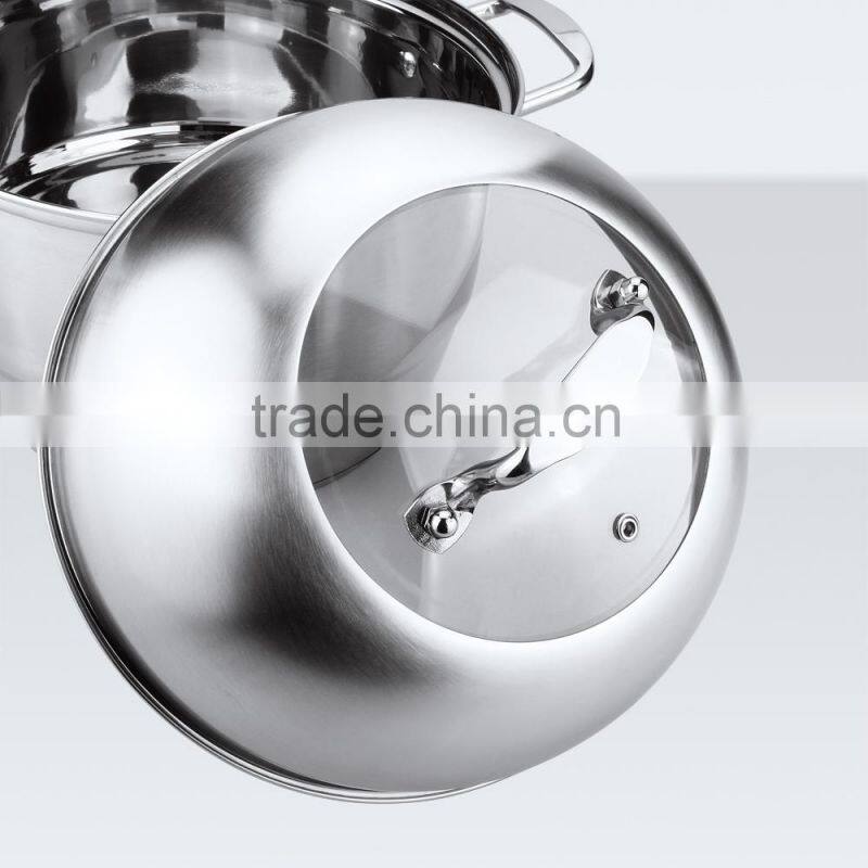 eco friendly large stainless steel soup boiler pot 2015 new and hot product