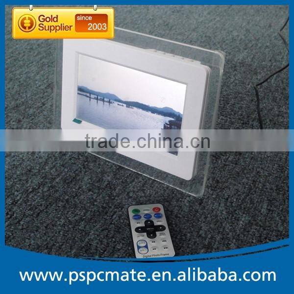 LCD Vedio Advertising Acrylic 7" Digital Photo Frame