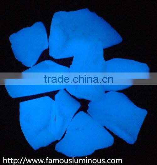 glow in the dark colored glass stone