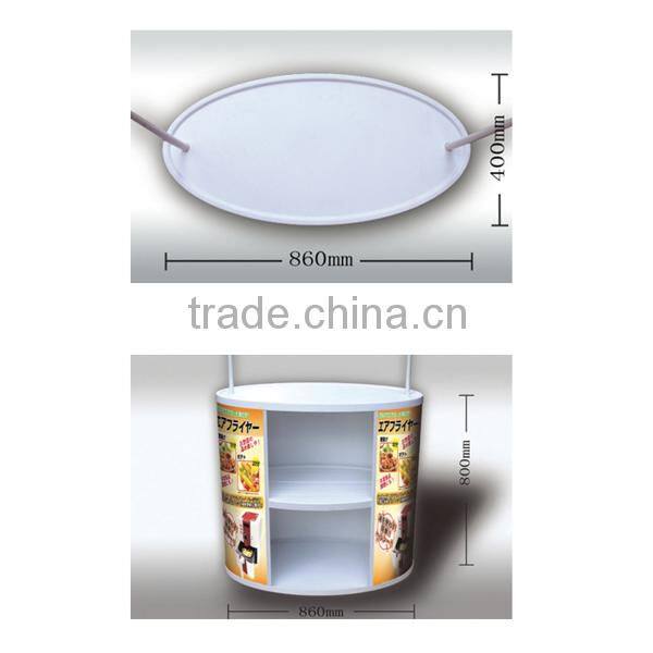Economical portable OVAL Promotional Table