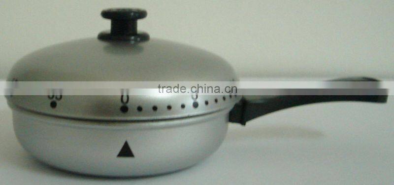 Made in China kitchen stainless steel frying pan timer