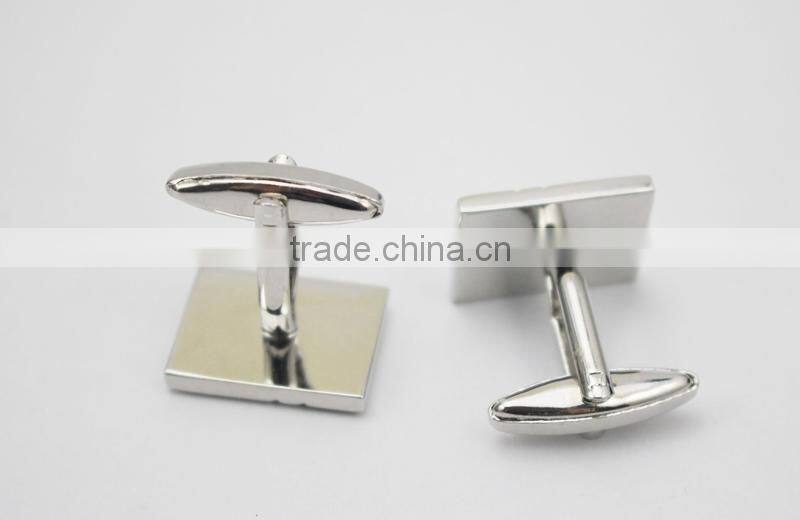 Cuff button brass cufflinks rectangle Brass Men Shirt Cuff Button