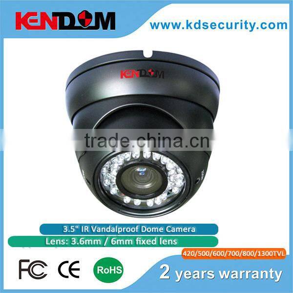 CMOS 1300TVL IR Metal Dome Camera Low Lux Varifocal Lens Security Eyeball Dome