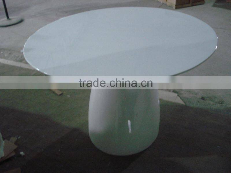 restaurant stylish fiberglass parabel dining table