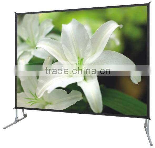 300 inch soft rear fabric fast fold projector screen