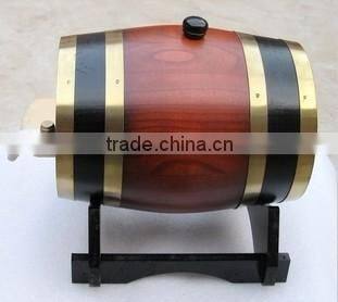 factory direct sale good quality oak wooden wine kegs with printing logo