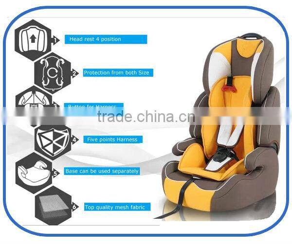 Luxury Design Safety Baby Car Seat with ECER44/04 approval
