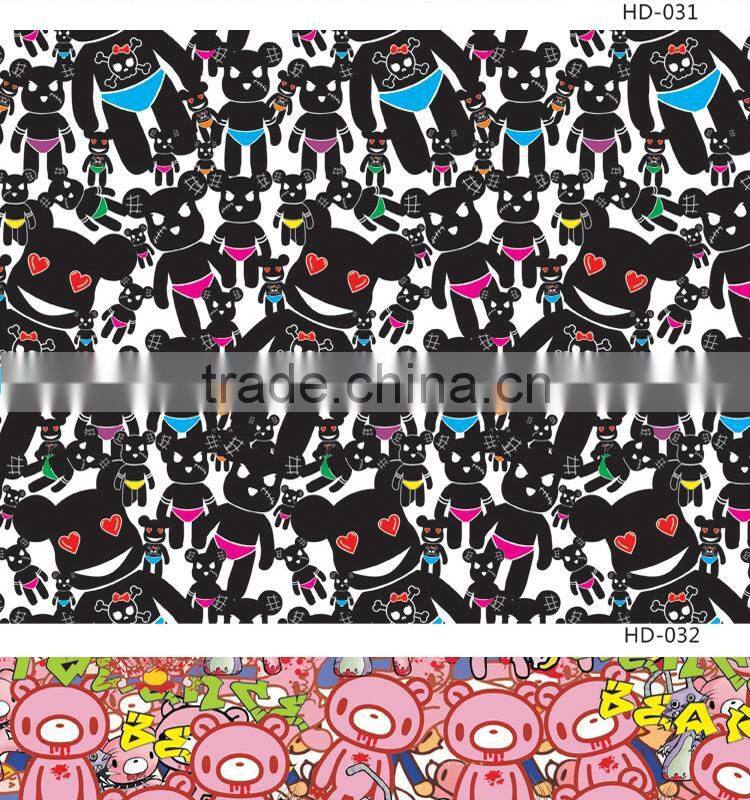 HD-034 CARLIKE Air Bubble Free Easy Clean Car Wrap Bomb Sticker Auto Body Color Sheet