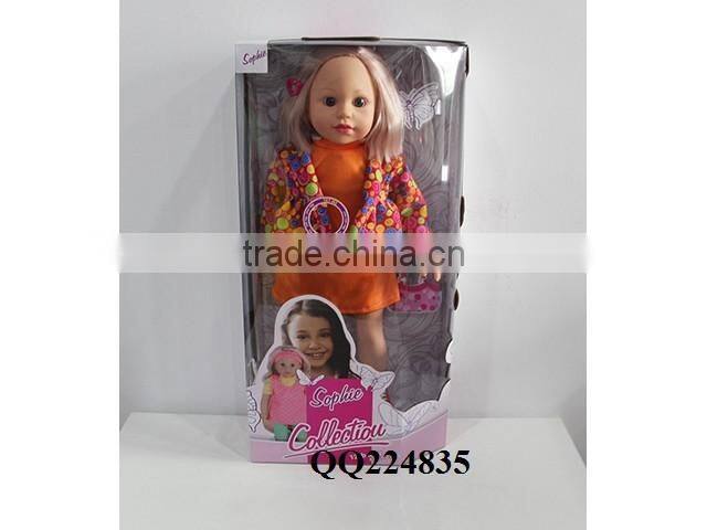 Beautiful baby doll 18 inch American girl doll toy doll for sale With IC